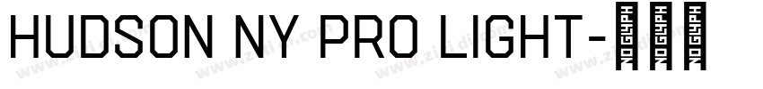 Hudson NY Pro Light字体转换
